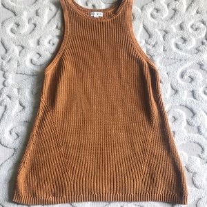 Ava and Viv orange knit sweater top size 1X